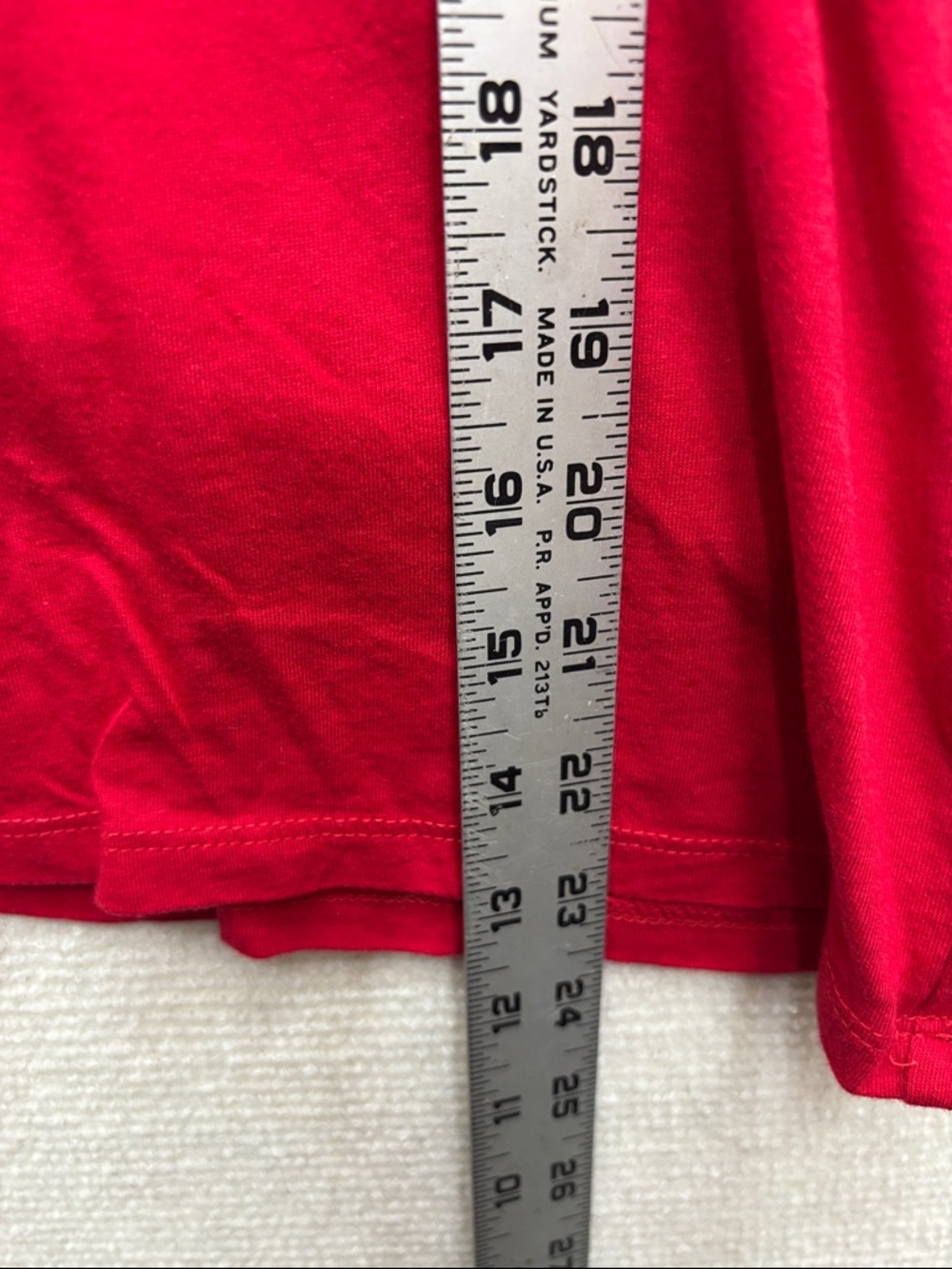 Talbots | medium Women’s Red Short Sleeve Top with Braided Neckline - Picture 2 of 6